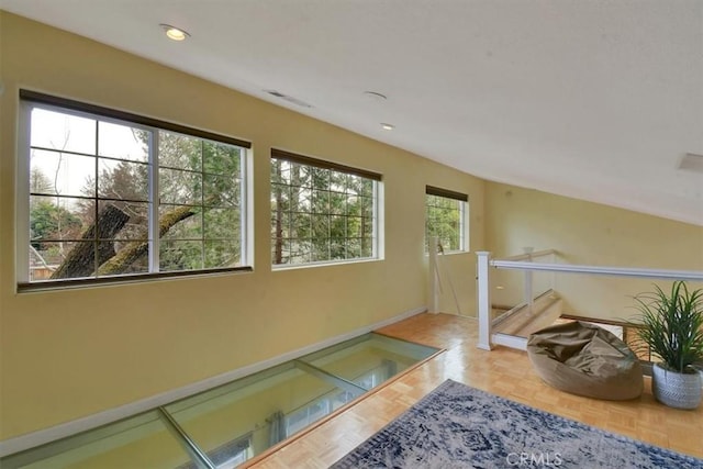 1631 Salem St, Chico, CA 95928 - corridor with an upstairs landing and recessed lighting