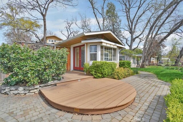 1631 Salem St, Chico, CA 95928 - view of outbuilding with french doors
