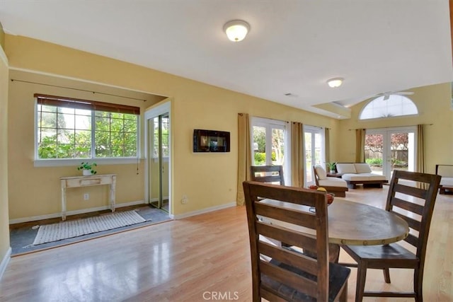 1631 Salem St, Chico, CA 95928 - dining room featuring light wood-style floors and french doors