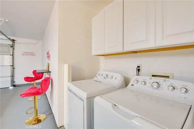 82235 Calico Ave, Indio, CA 92201 - laundry area with independent washer and dryer and cabinet space