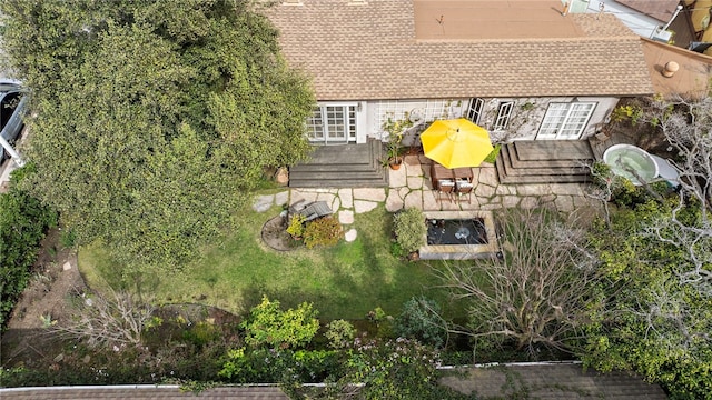 drone / aerial view