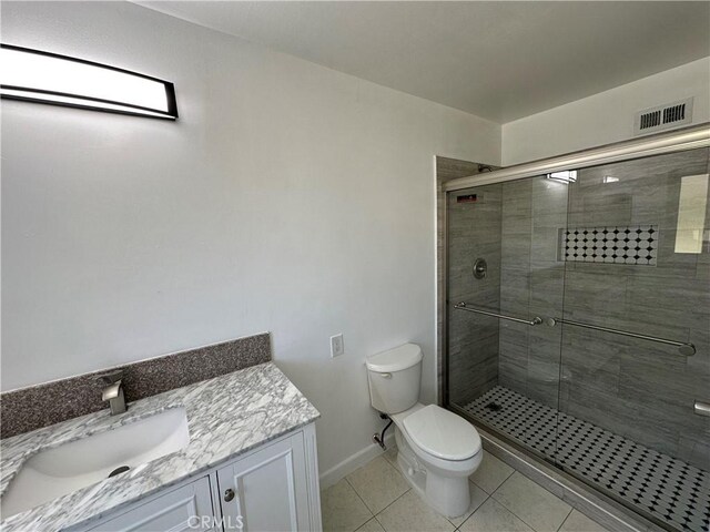 878 E Holly St, Rialto, CA 92376 - full bath featuring tile patterned floors, a shower stall, and vanity