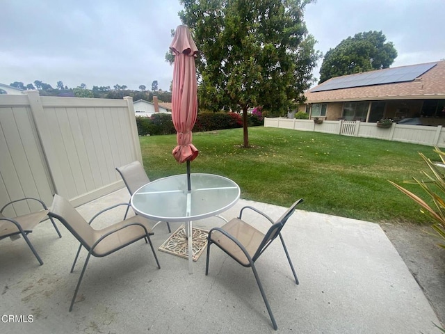 1208 Village 1 Unit 1208, Camarillo, CA 93012 - view of patio / terrace with outdoor dining space