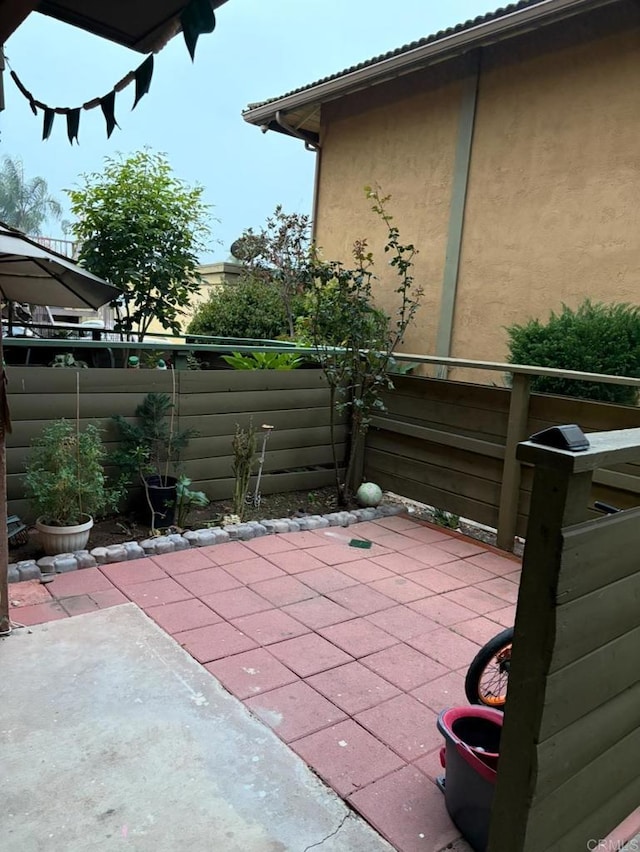 2041 E Grand Ave Unit 48, Escondido, CA 92027 - view of patio / terrace with fence