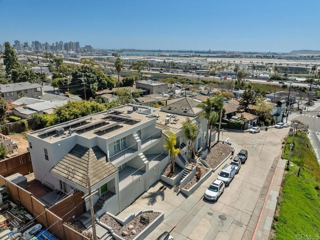 bird's eye view featuring a view of city