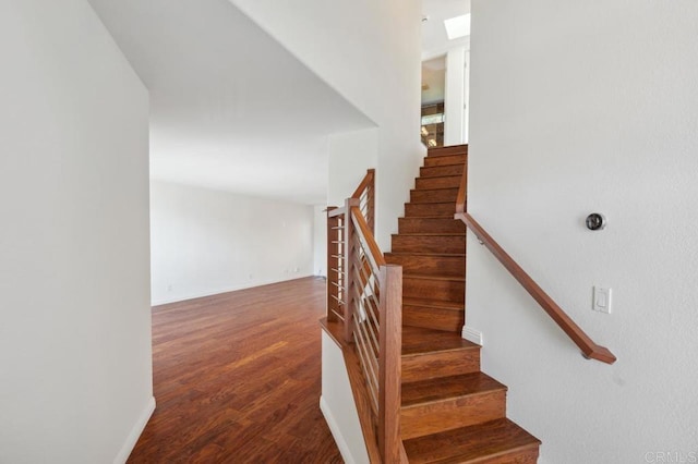 3519 Andrews St, San Diego, CA 92103 - stairs with wood finished floors and baseboards