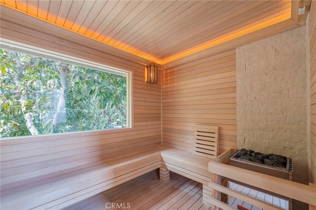 view of sauna / steam room