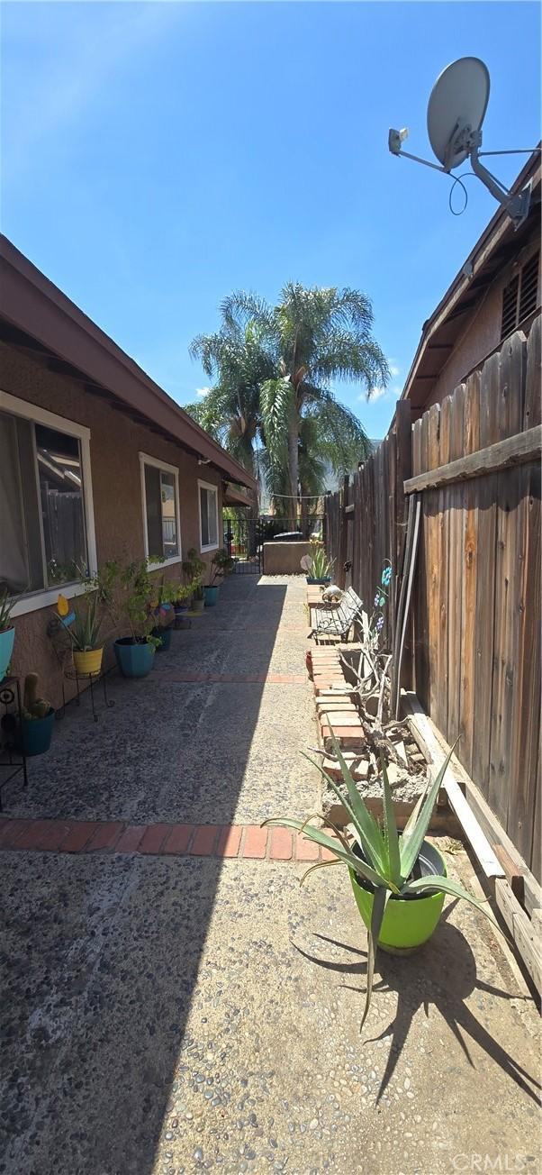 view of yard featuring a fenced backyard and a patio