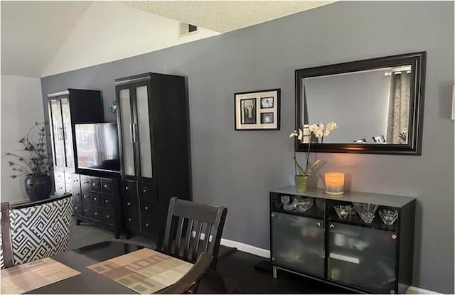 1725 Truman Cir, Placentia, CA 92870 - dining room with vaulted ceiling and baseboards
