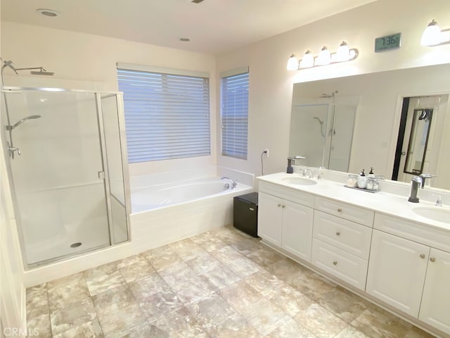 5772 Marabe Way, Riverside, CA 92505 - full bathroom featuring a sink and a stall shower