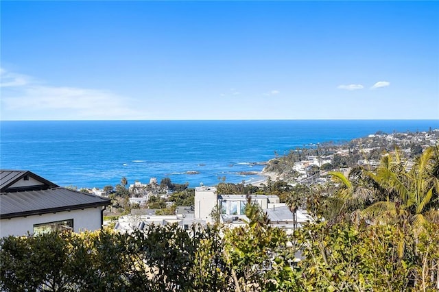 property view of water