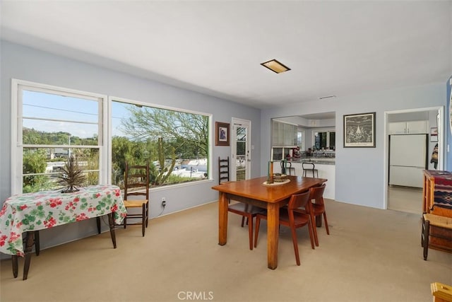 4365 Alta Vista Dr, Riverside, CA 92506 - dining space with light colored carpet