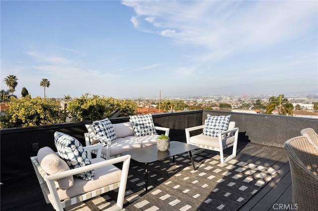 1331 W 17th St, San Pedro, CA 90732 - view of patio with an outdoor living space