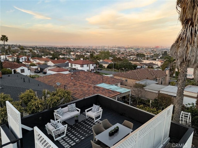 1331 W 17th St, San Pedro, CA 90732 - view of aerial view at dusk