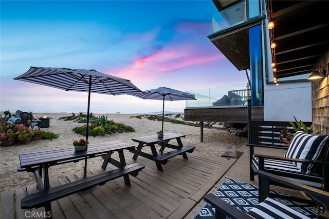 27 A Surfside Ave, Surfside, CA 90743 - deck featuring a water view