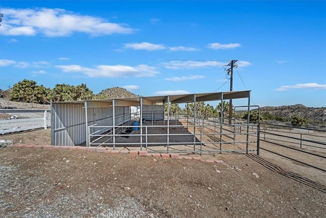 view of stable