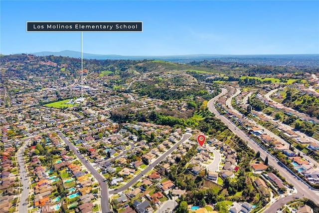 15331 Lillian Pl, Hacienda Heights, CA 91745 - bird's eye view featuring a residential view