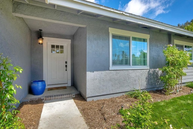 2760 Thunder Dr, Oceanside, CA 92056 - property entrance with stucco siding