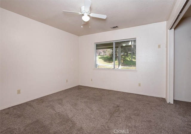 51674 Rd 426, Oakhurst, CA 93644 - unfurnished bedroom featuring carpet floors, ceiling fan, and visible vents