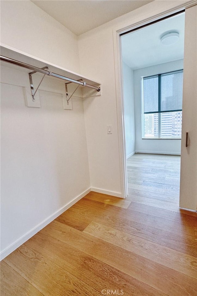 889 Francisco St Unit 2505, Los Angeles, CA 90017 - spacious closet featuring light wood-style floors
