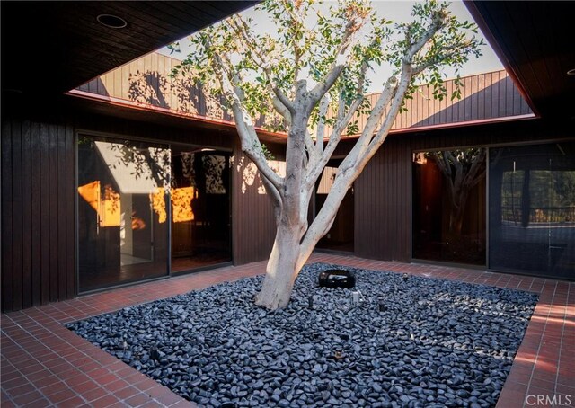 exterior space featuring a patio area