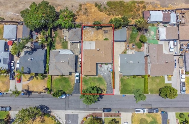 13526 Dunton Dr, Whittier, CA 90605 - aerial view of residential area with property boundaries highlighted