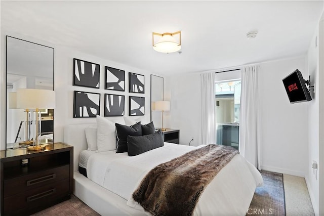 4215 Glencoe Ave Unit 407, Marina Del Rey, CA 90292 - bedroom featuring baseboards and carpet floors