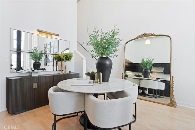 4215 Glencoe Ave Unit 407, Marina Del Rey, CA 90292 - dining room with light wood-style flooring
