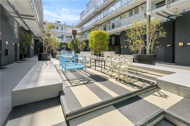 4215 Glencoe Ave Unit 407, Marina Del Rey, CA 90292 - view of patio / terrace featuring outdoor dining space