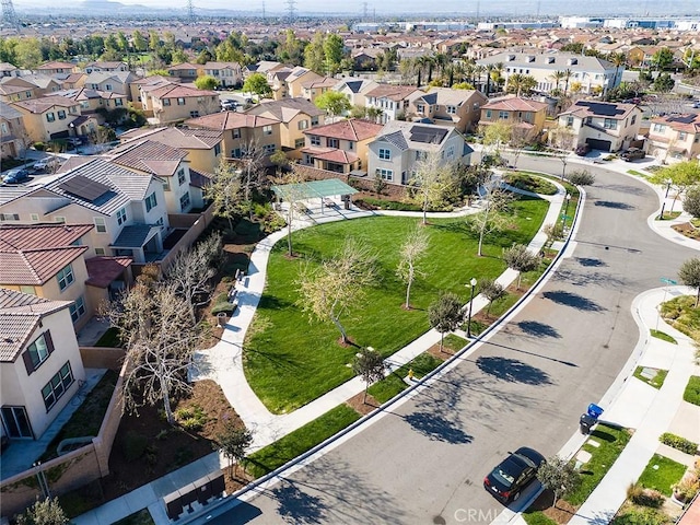 bird's eye view featuring a residential view
