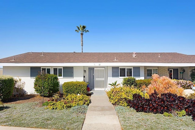3685 Vista Campana N Unit 72, Oceanside, CA 92057 - ranch-style home with stucco siding and a shingled roof