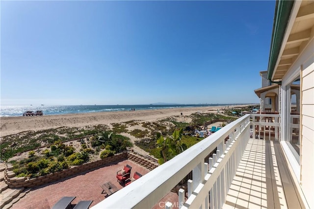 16865 S Pacific Ave, Sunset Beach, CA 90742 - balcony with view of water and beach