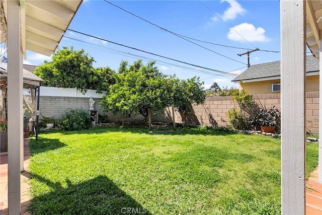 7738 Adwen St, Downey, CA 90241 - view of yard featuring a fenced backyard