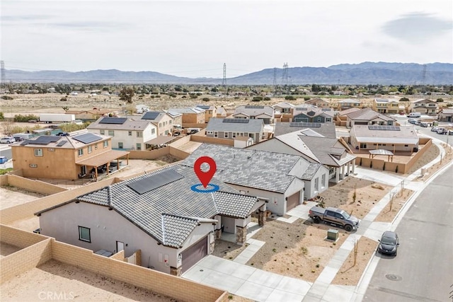 14168 Georgetown St, Hesperia, CA 92344 - aerial perspective of suburban area featuring mountains
