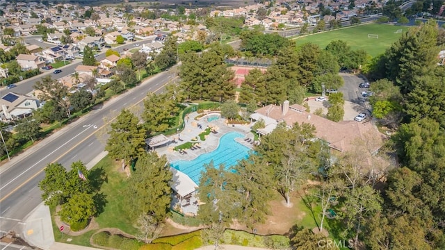27077 Calendula St, Corona, CA 92883 - bird's eye view featuring a residential view