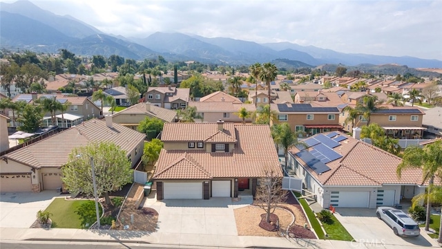 27077 Calendula St, Corona, CA 92883 - bird's eye view featuring a mountain view and a residential view