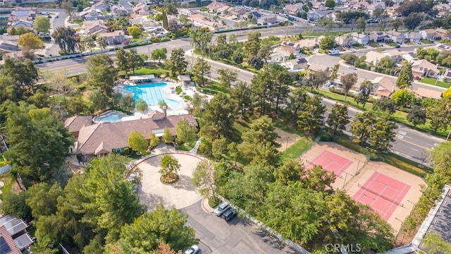 27077 Calendula St, Corona, CA 92883 - birds eye view of property with a residential view