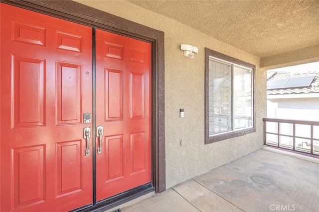 27077 Calendula St, Corona, CA 92883 - entrance to property with stucco siding