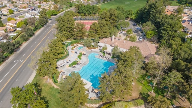 27077 Calendula St, Corona, CA 92883 - bird's eye view with a residential view
