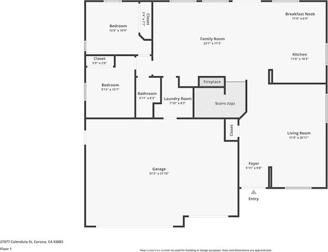 27077 Calendula St, Corona, CA 92883 - plan
