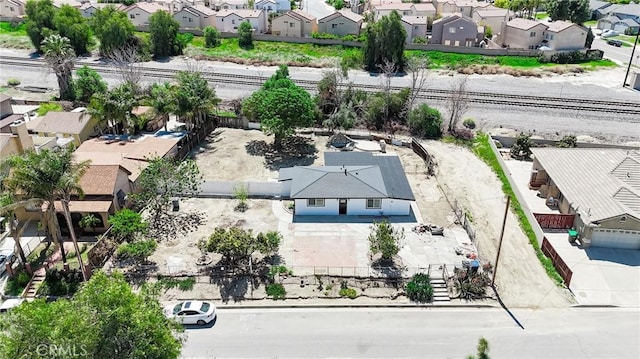 drone / aerial view featuring a residential view