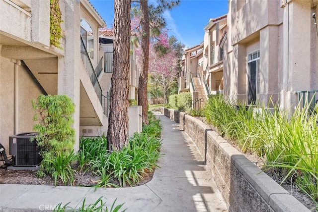 surrounding community with stairs