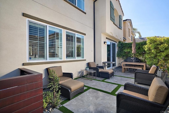 view of patio / terrace with outdoor lounge area
