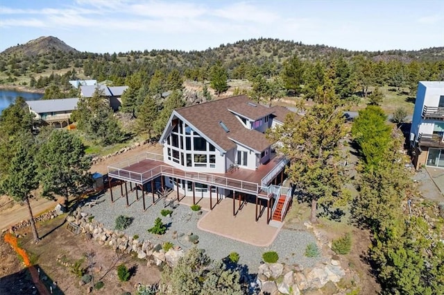 15516 Valley View Dr, Weed, CA 96094 - birds eye view of property featuring a mountain view and a forest view