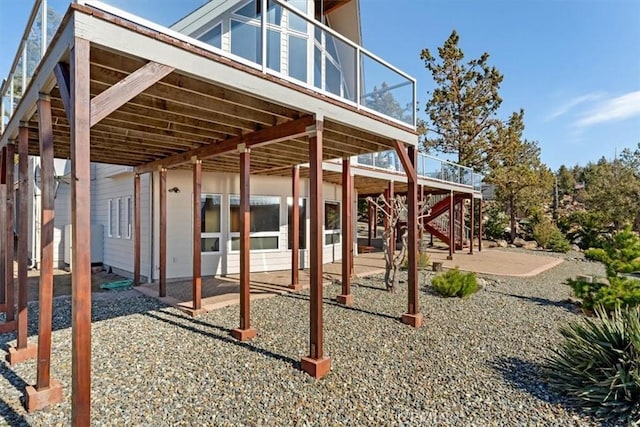 15516 Valley View Dr, Weed, CA 96094 - view of patio with stairs