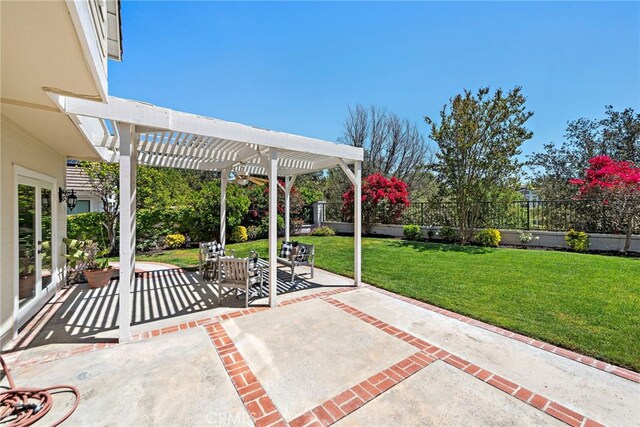 10 Cambridge Ct, Coto De Caza, CA 92679 - view of patio / terrace with a pergola