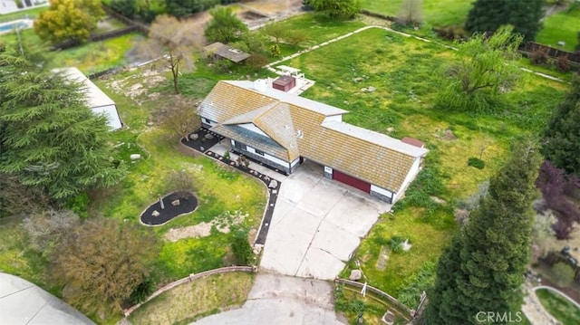 drone / aerial view