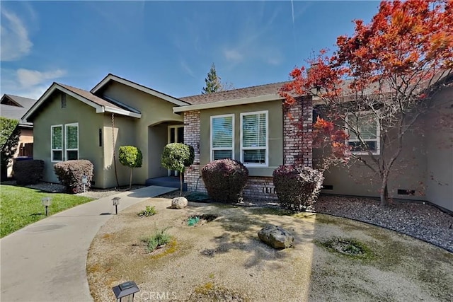 2100 Sherwood Ave Unit A, Modesto, CA 95350 - ranch-style home featuring stucco siding and brick siding