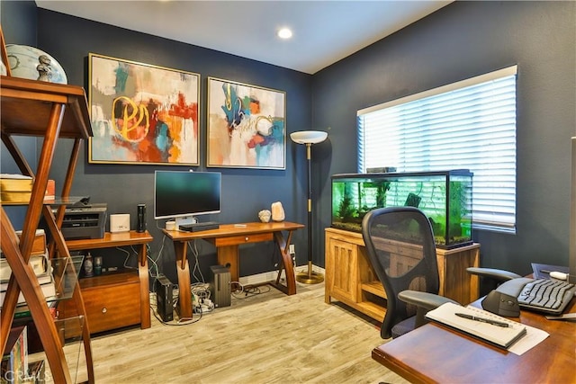13083 Via Tuscany, Riverside, CA 92503 - office with wood finished floors, recessed lighting, and baseboards