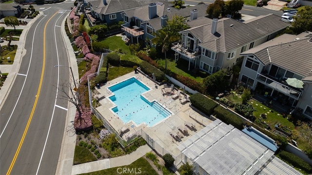 25382 Village Rd, Dana Point, CA 92629 - aerial view of a pool area